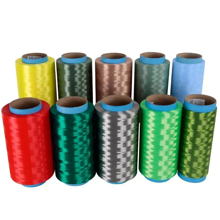High Strength Low Elongation Black 200d 400D UHMWPE Fiber Filament Yarn