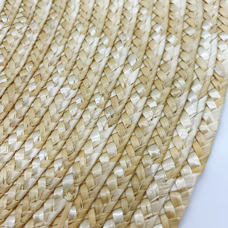 2021 designer girls bow know decor straw hat bowknot beach women summer big wide brim wheat boater straw hat for adult and kids