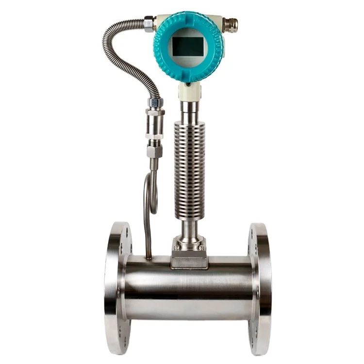 High Temperature Steam Vortex Flowmeters Gas Vortex Flow Meter Air Nitrogen Carbon Dioxide Vortex Flow Meter