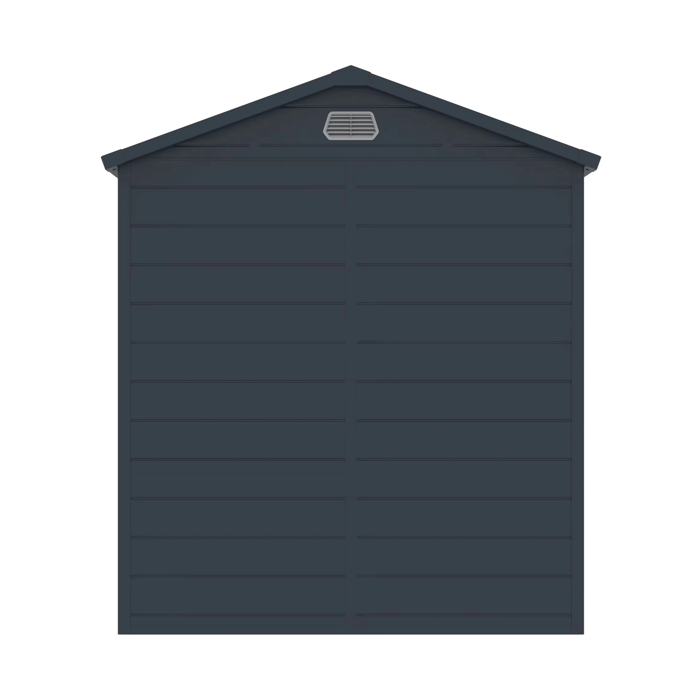 Popular Large Outdoor Plastic Shed 6x6 Resin Garden Storage Organizer Sheds with Mail Box Package
