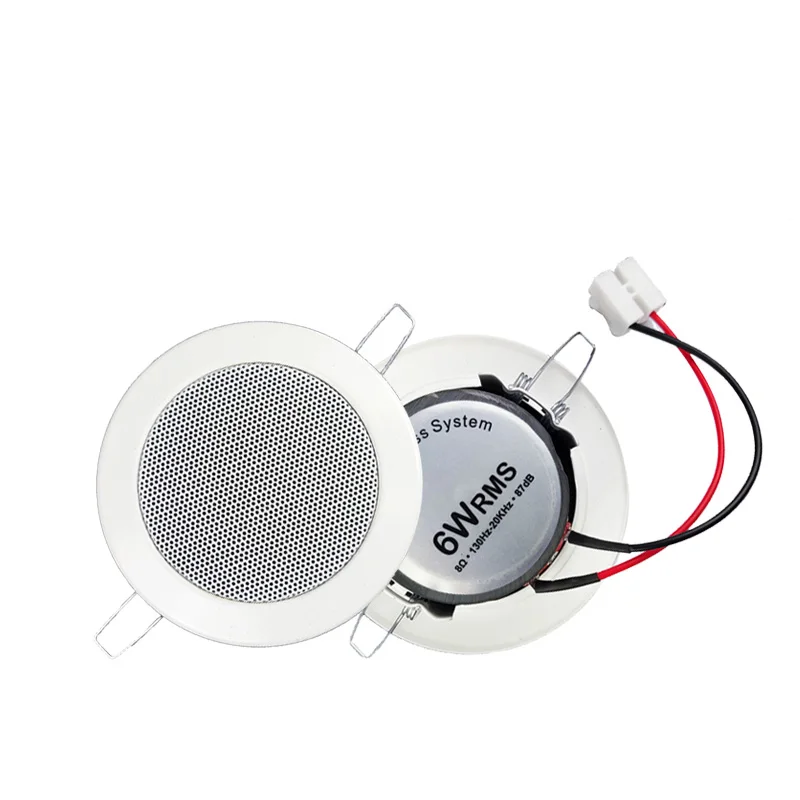 Ceiling Speaker Hot Sale PA  Speaker TS 301  3 Inch 3w 6w White Ceiling Speaker