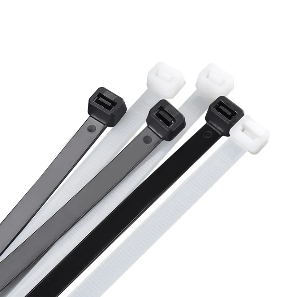 Self-locking Nylon Cable Tie Fixed 8.8*550mm Plastic Cable Ties Natural Or Black  Zip Ties Custom