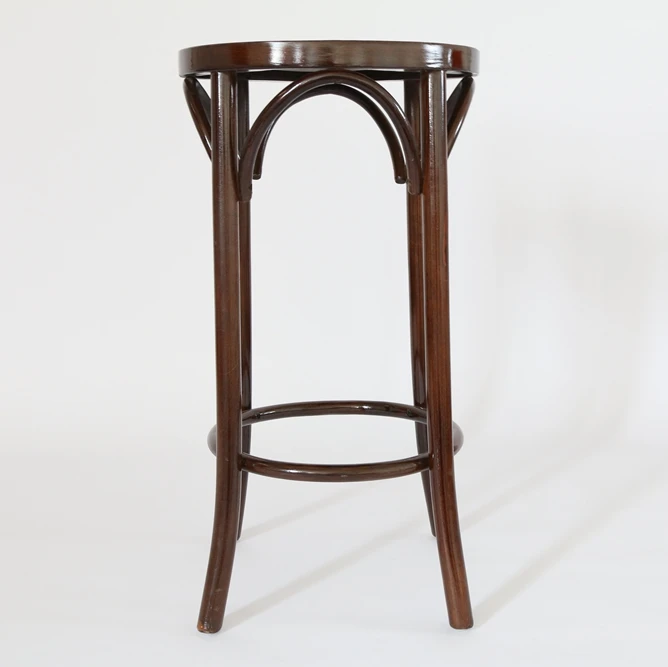 Wholesale Top Selling Wooden Coffee Bar Chairs Modern High Stool Barstools