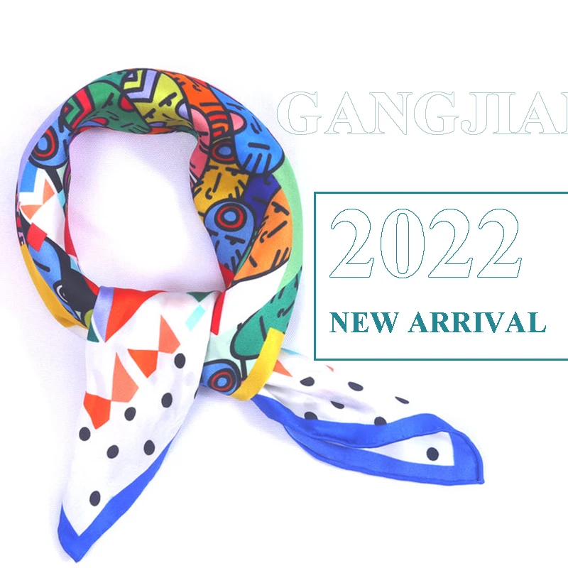 2022 Wholesale 100 Silk Scarf Fabric For Handbag Painting