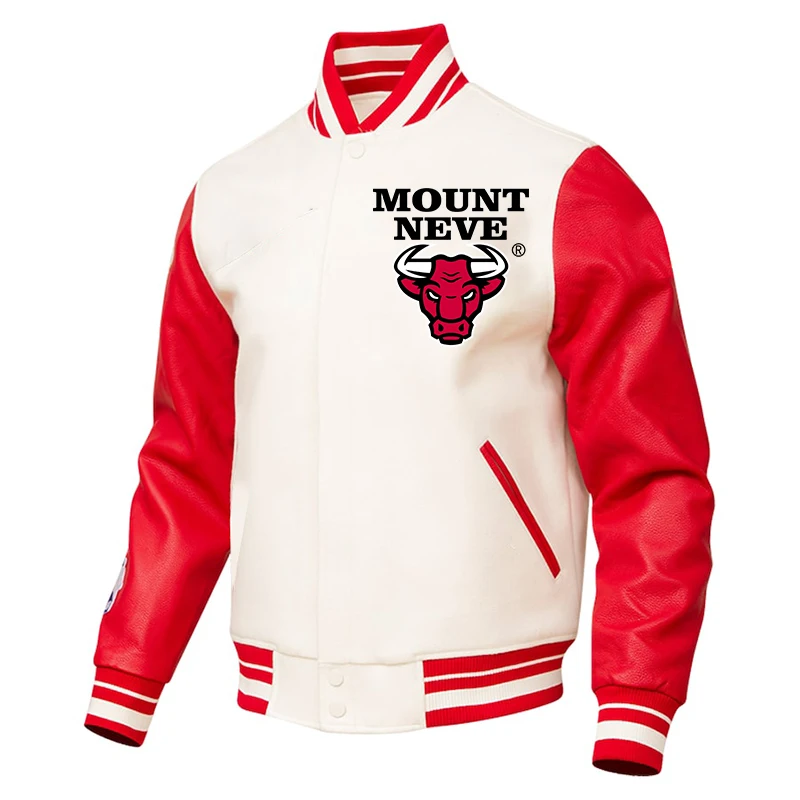 Custom Wholesale High Quality Windbreak Basketball Bomber Jackets Men Woven Varsity Jacket Coat Jacket Customized Logo Printing