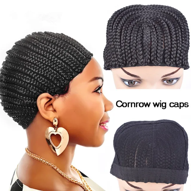 Wholesale Cornrow Cap For Easier Making Wig Less Stress On Your Natural Hair Braided Wig Cap Net For Black Women