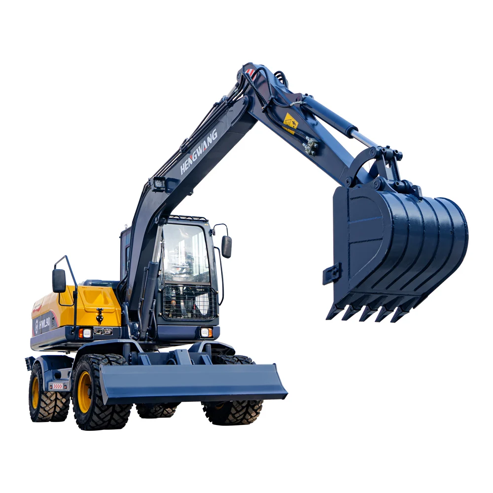 HW-80L Multifunctional remodel wooden clamp grabbing hydraulic mini wheel loader for farm