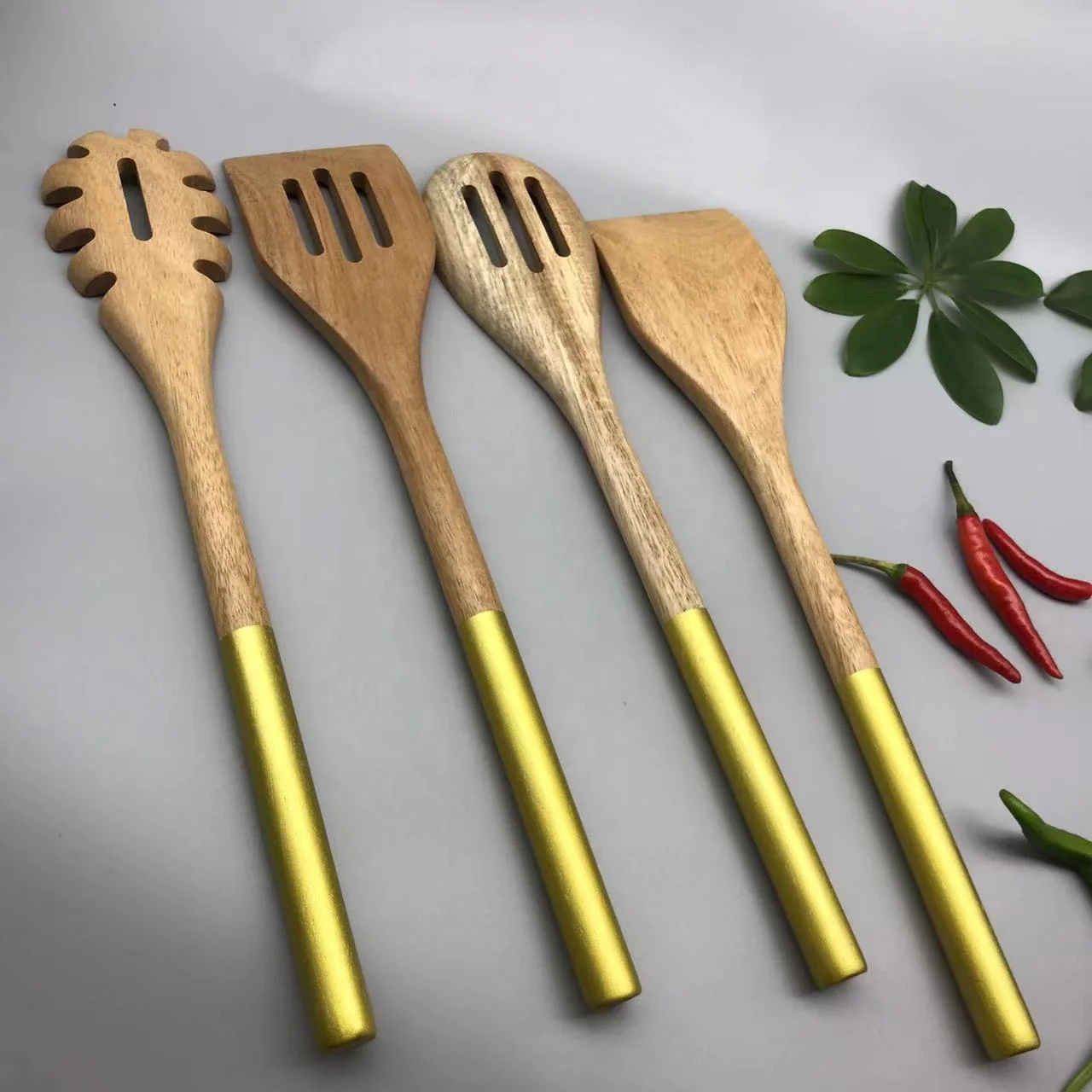 wooden cooking  spatula , folks