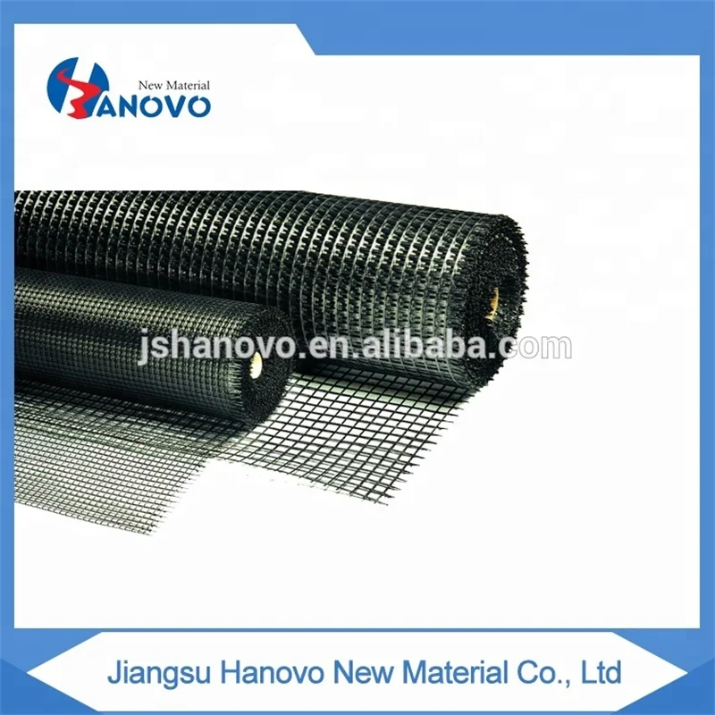 Cheap Price Biaxial 20-200kn Fiberglass Geogrid For Road Construction and pavement Reinforcement