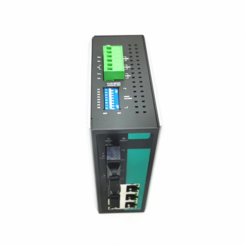 EDS-408A-SS-SC-T начального уровня управляемый ETHERNET-коммутатор с 6 10/100BASET (Д х Ш В) портов и 2 100basefx однорежимный