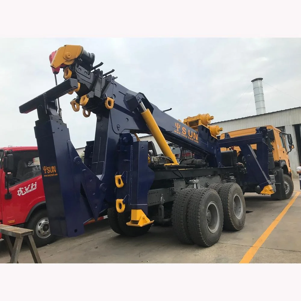 Design to mount on your truck  Customized 8X4 50tons 60 tons  heavy duty wrecker body