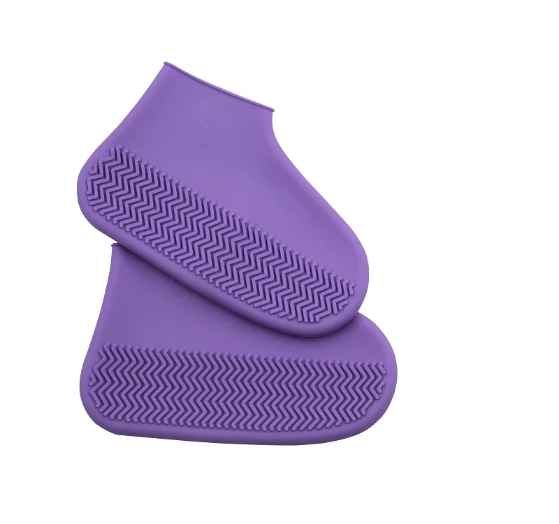 Women Wet Weather Covers Softy Galosh Slip Resistant Overshoes For Normal Shoes