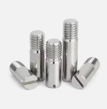 Slotted Shoulder Bolt Cylindrical Locating Pin Stainless Steel Headless Shoulder Screw
