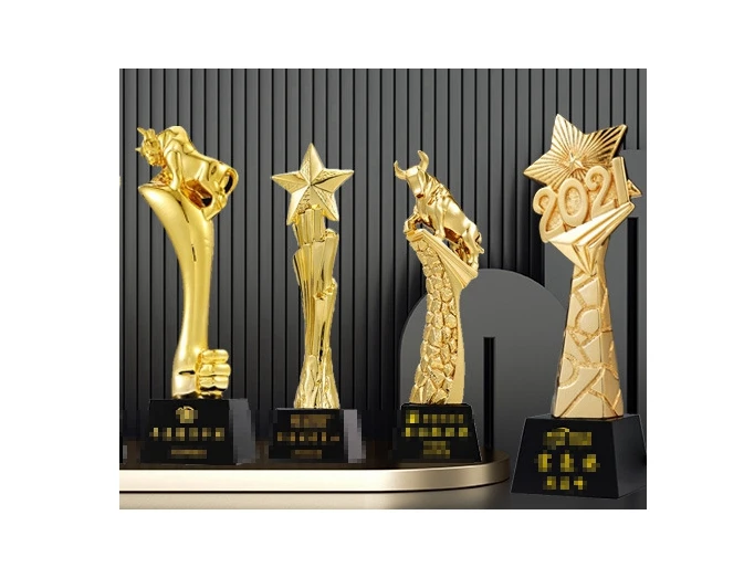 KEDK Cheap Gift Marketing With Logo Sublimation Promotional Product Business Giveaways Sets Crystal Trophy Medal