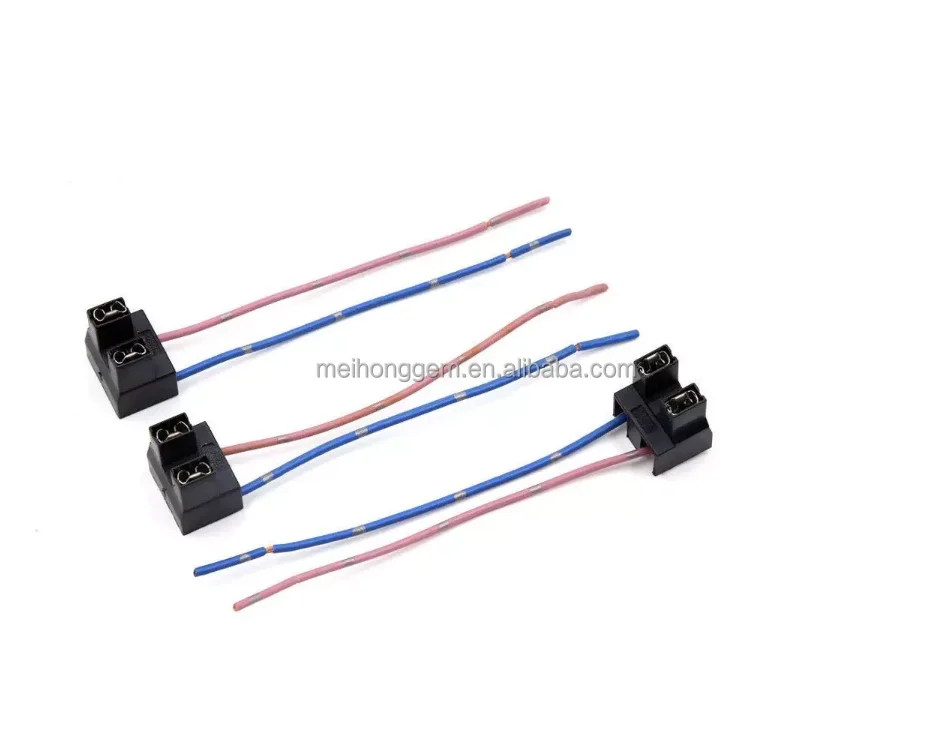 11cm  H7 LED Wire Harness Auto Car Fog Light Connector Pre-wired Lamp Socket   H7