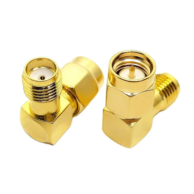 Elbow RF Converter SMA Type Male To Female Right Angle RF adapter Plug To Jack RF adaptor Connector