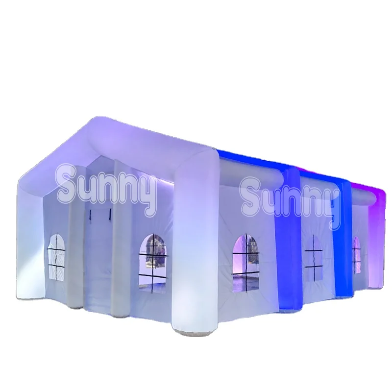 Hot Selling inflatable nightclub tent with led light inflatable wedding tent inflatable house