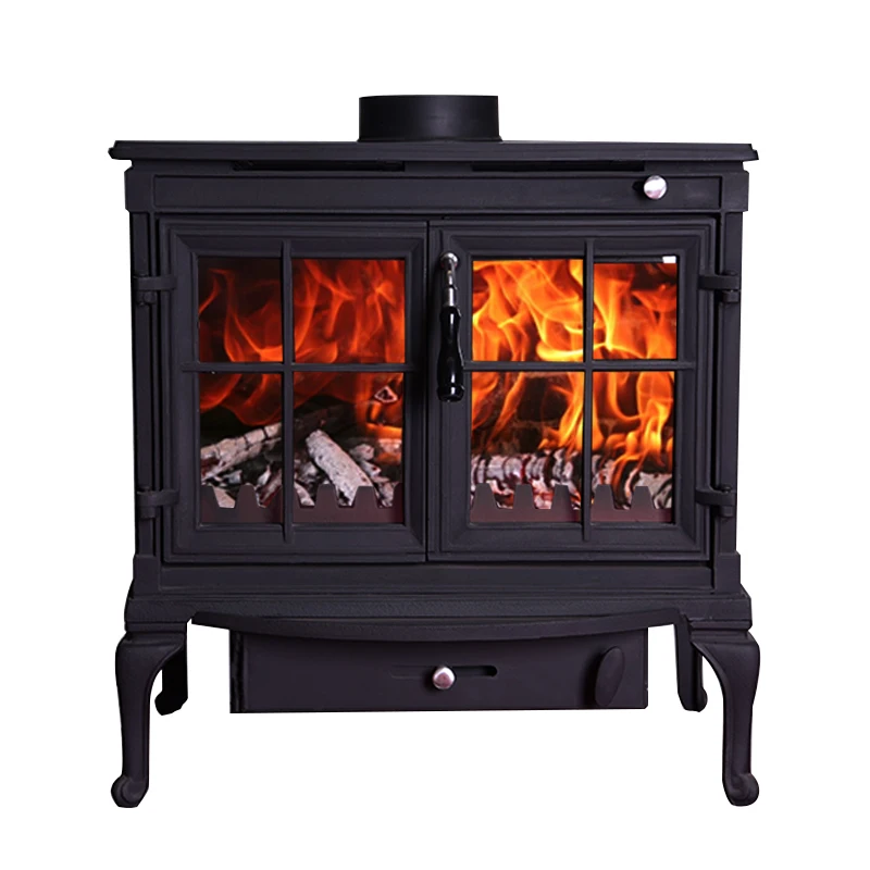 Mantels Matt Black Fire Suspended Fireplace Wood Burning
