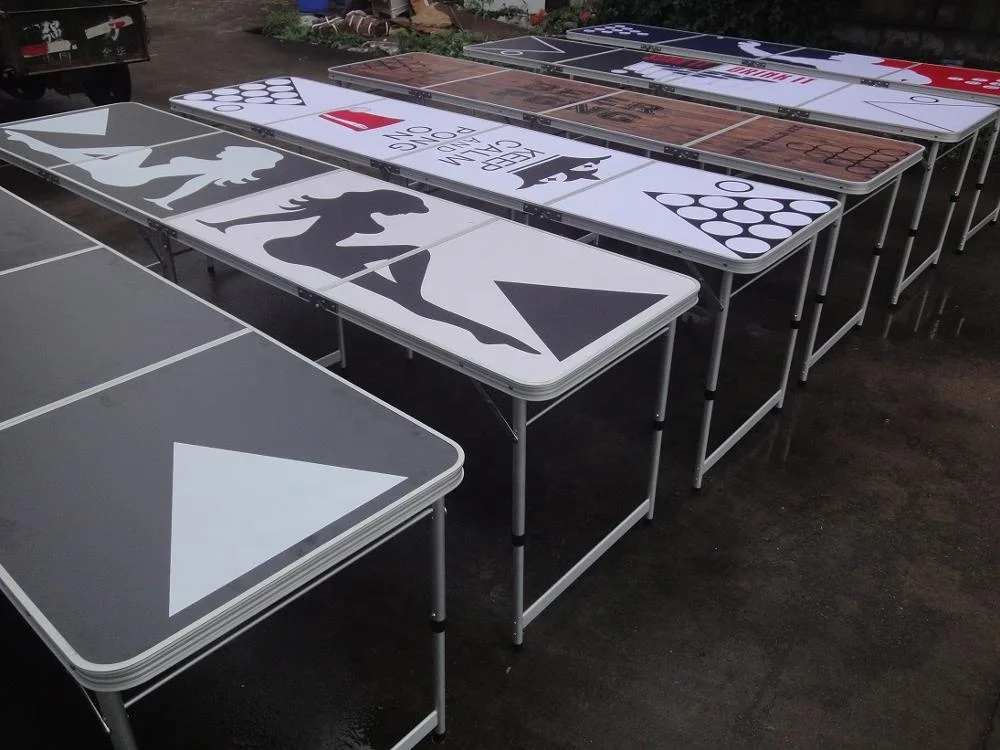 Factory Directly Cheap Portable Glowing Beer Pong Ball Table