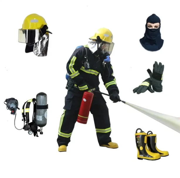 Firemen Firefighting Fire Resistant Coverall Reflective Flame Retardant Safety Clothing Coverall