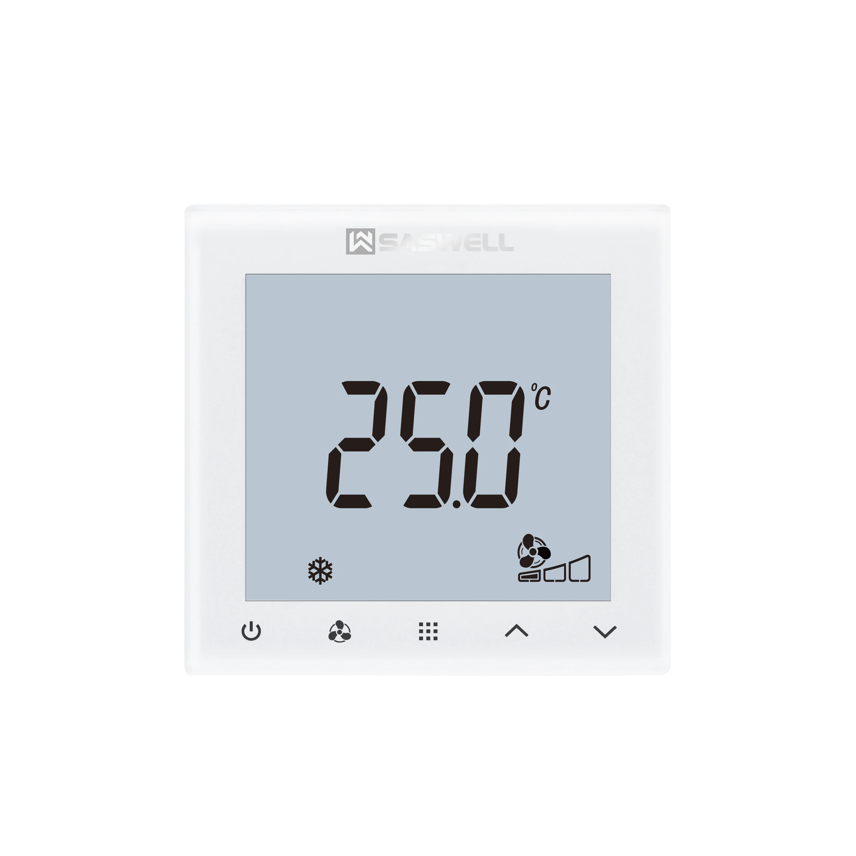 Flush mounted fan coil unit modulating controller hvac tools digital  room thermostat