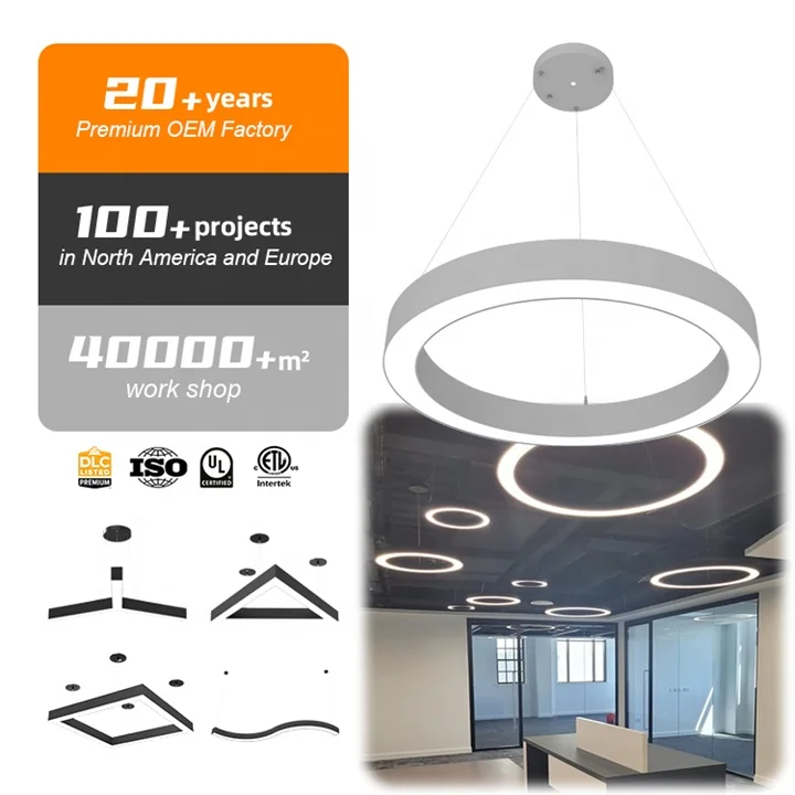 Brandon smart 40w 60w led pendant light modern dimmable black grey hanging pendant lights for home office