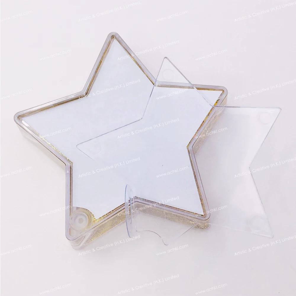 Short Time Delivery Best Supplier Christmas Gift High Quality Liquid Glitter Frame For Souvenir