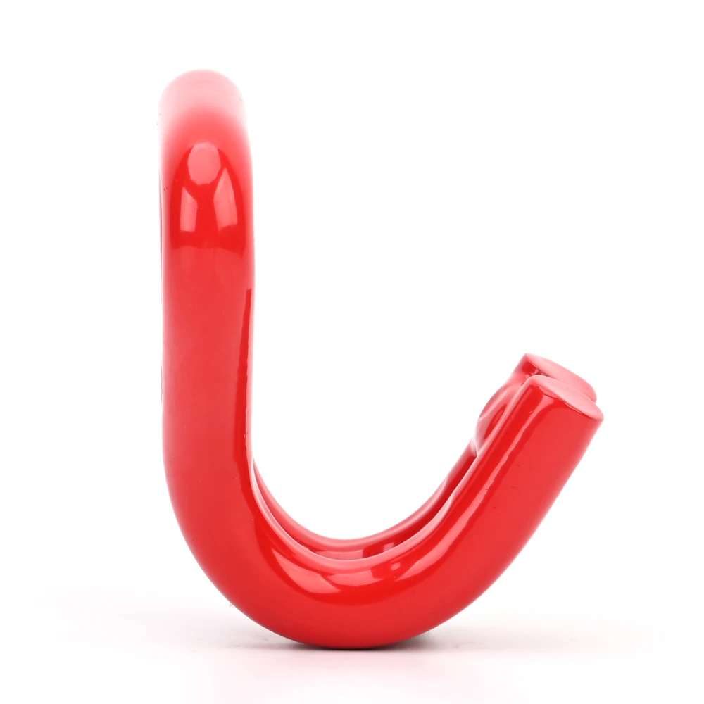 50mm BS 1500kgs China Red Plastic Coated Metal Double J Hook