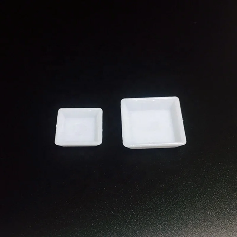 Miniature Plastic Tableware Pure White Bowls and Saucer Set for Dollhouse