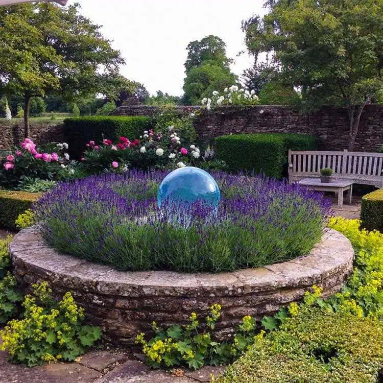 Custom logo metal hollow ball Outdoor Decorative landscape large stainless steel 304 waterfall metal Custom fountain ball