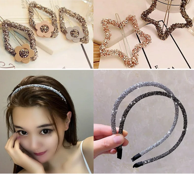 factory processes 8 rows of rhinestone rope chain round pipe DIY shoe accessories