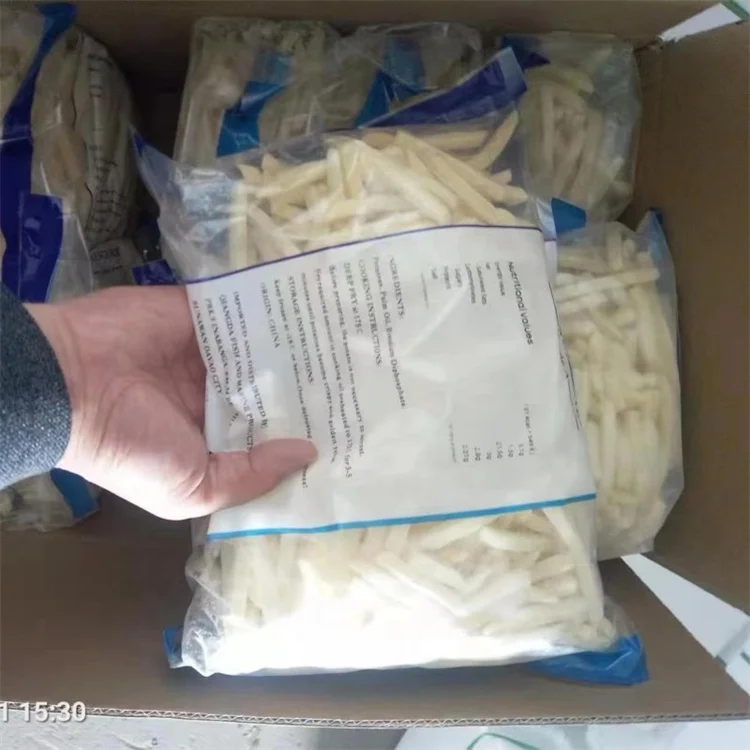 Frozen Potato Chips Wholesale 2.5 KG 5 KG Bag Frozen French Fries 7/7 9/9
