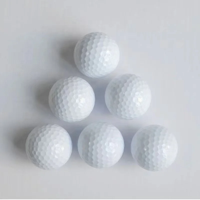 custom logo and color 2 piece rubber and surlyn golf range balls for tournament and daily practice