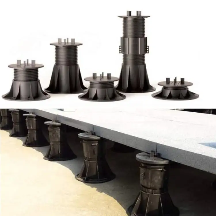 adjustable plastic paving pads floor support pedestals paver pedestal raised tile/floor for floor elevating 18-32 mm