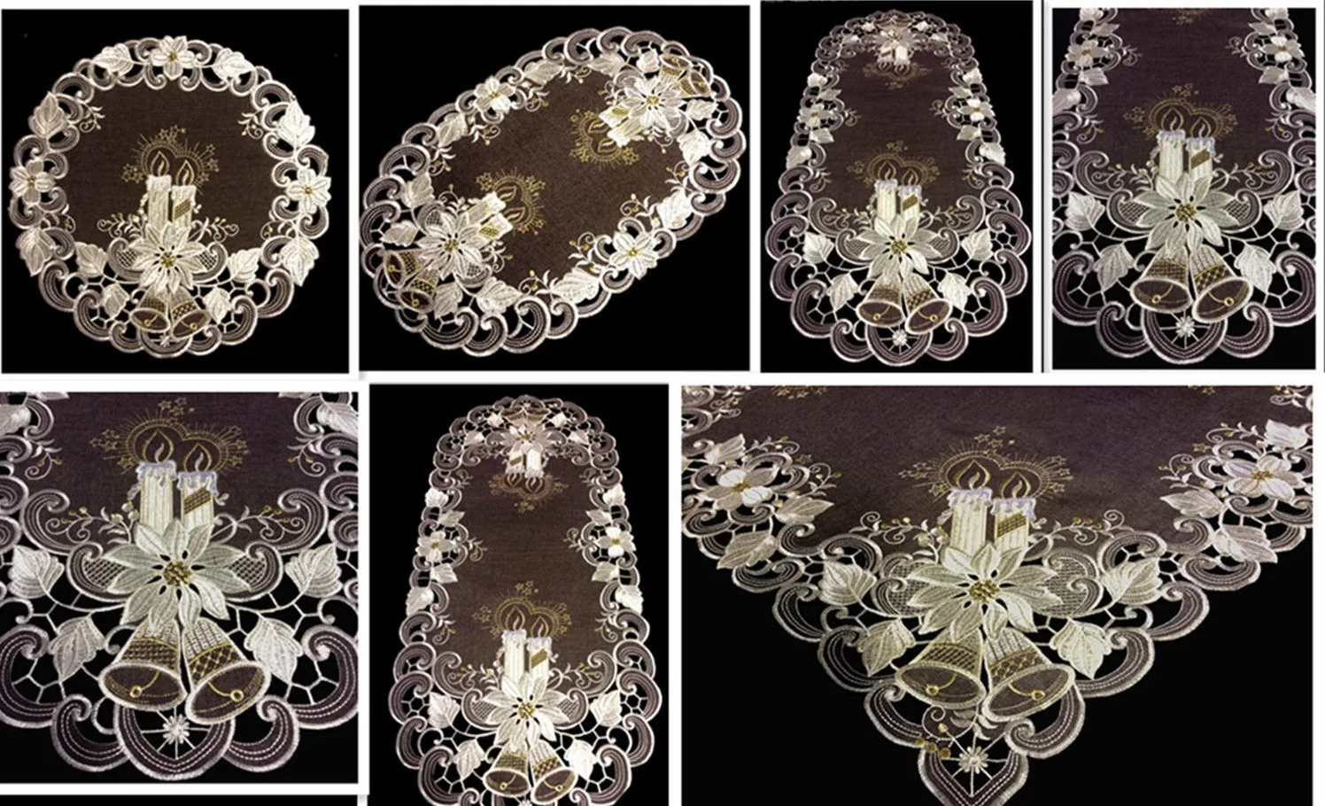 wedding embroidered cutwork tablecloth