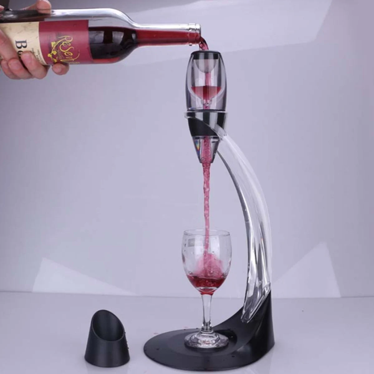 Быстрый Графин выливная бутылка Красного вина заливщик воздушный аэратор портативный виски быстрая графин носик вино для наливания подарочный