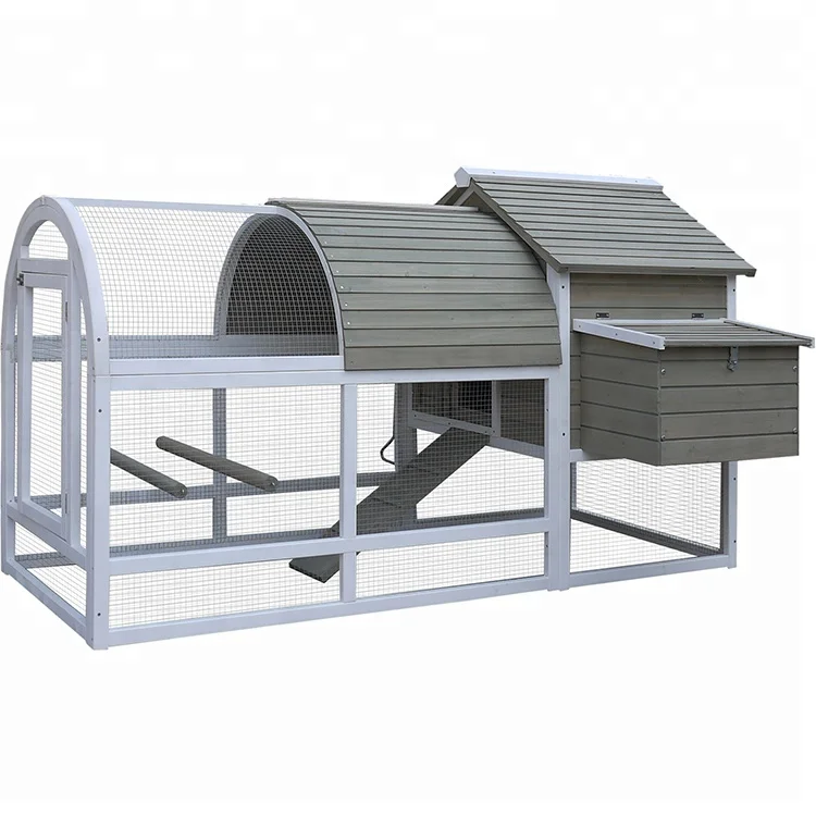 Good Quality Professional Design Coop Sale mobile with wheels quail breed hens Tractor Wooden House Large Chicken Cage