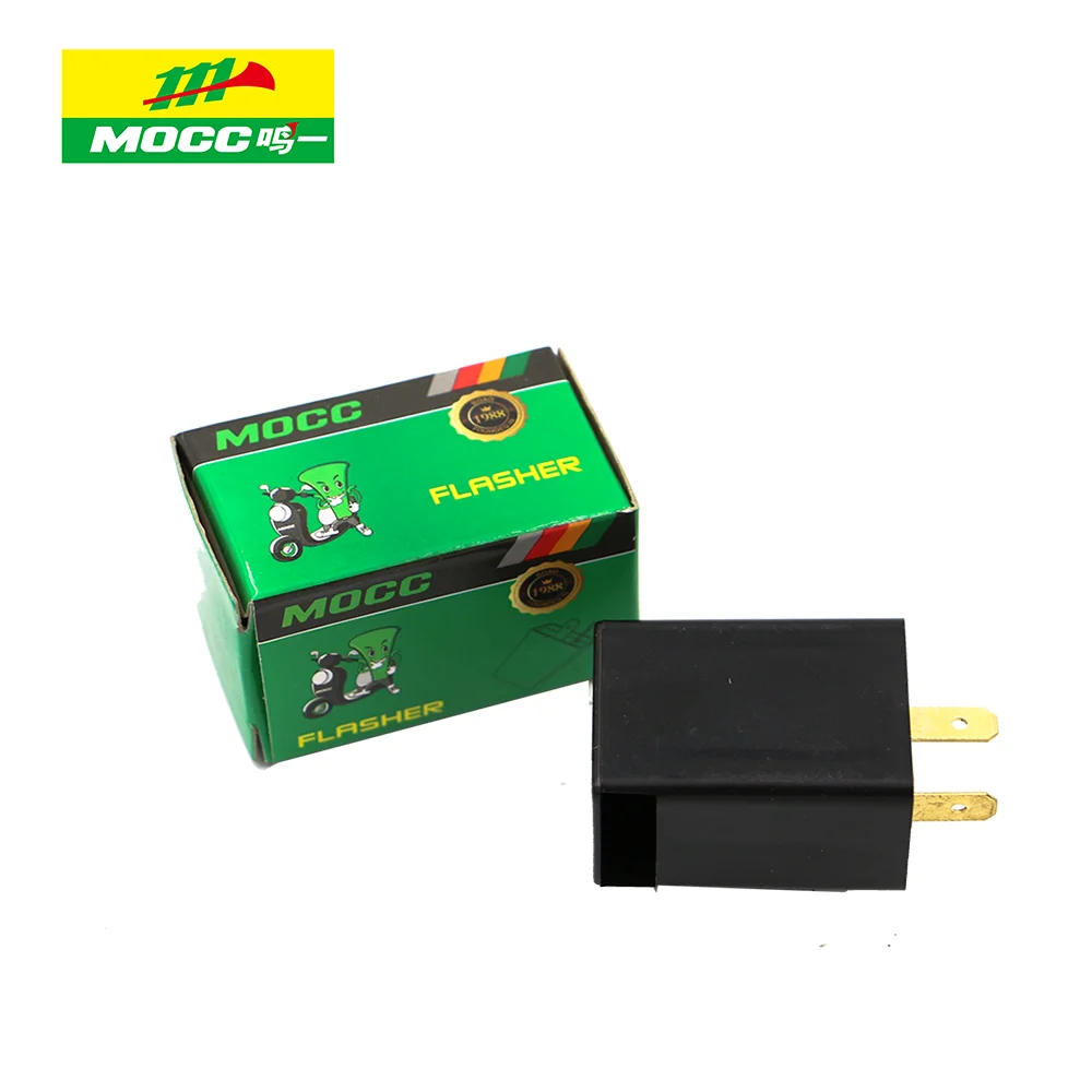 10% OFF Customized Factory Waterproof Universal Motorbike Accessories 12V-60V Motorcycle 2Pin Led Flasher with Buzzer Flasher