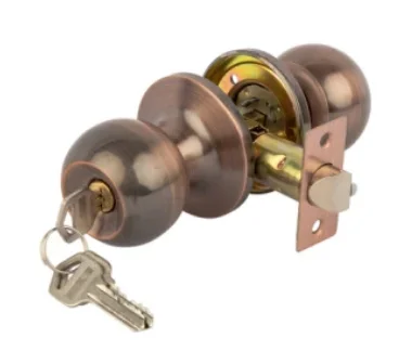 Factory Wholesales Cerradura De Pomo Chapa Ball Key Entry Tubular Cylindrical Door Knob Lock