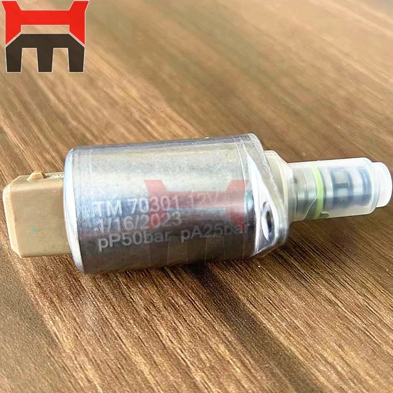 12V Hydraulic pump Solenoid valve Crane pilot valve TM70302 TM70301 proportional solenoid valve TM70202 P1013985 TM1002421