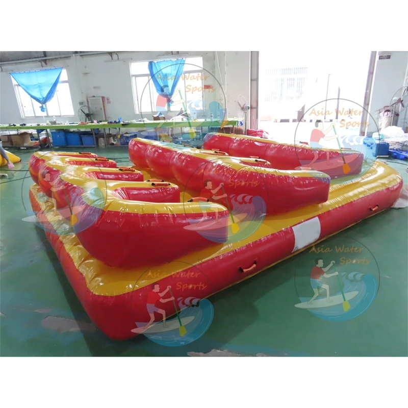 Commercial 11 Person Water Sport  Inflatable Draft Slider Towable l Inflatable Sofa Towables For Boat