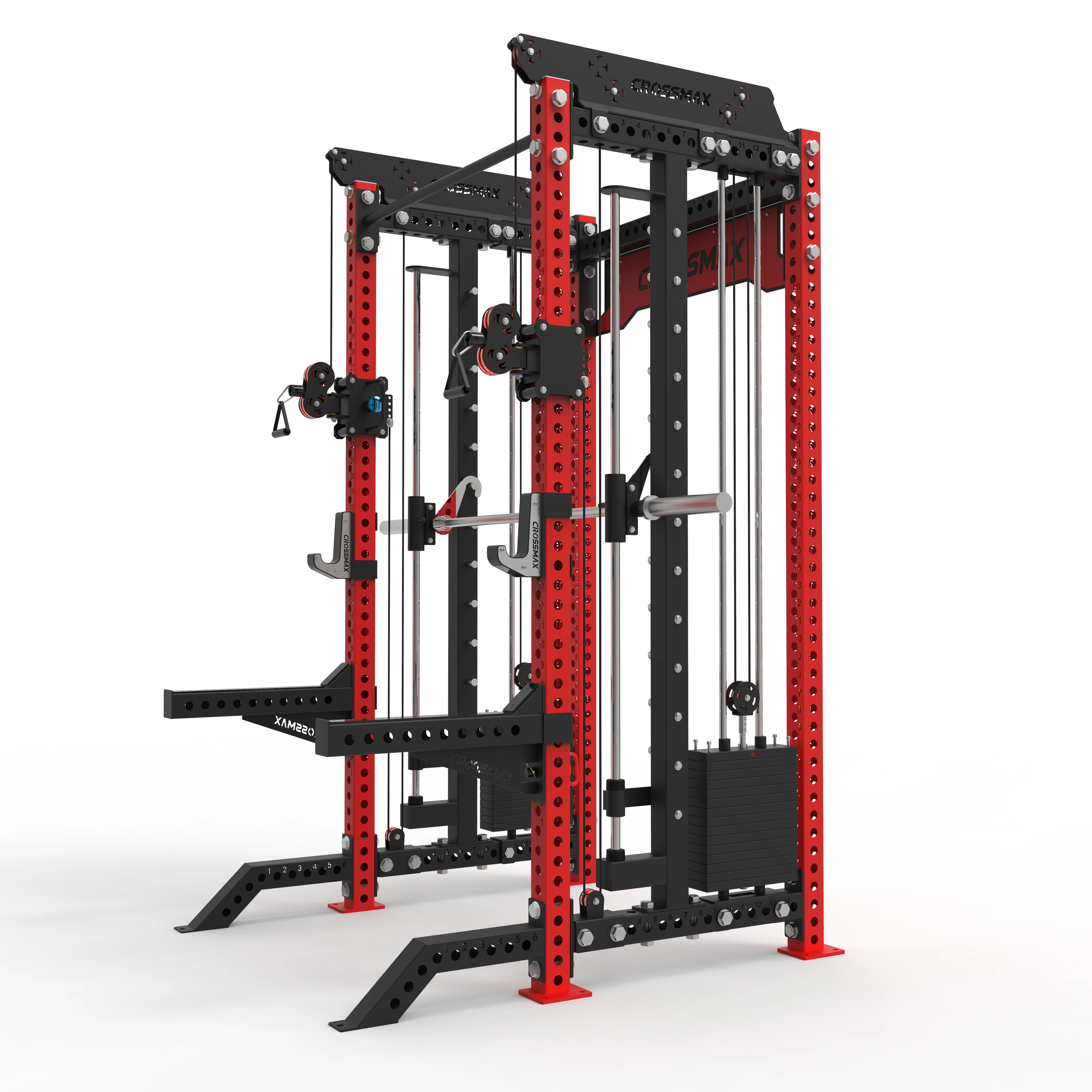 fitness equipment cable crossover machine smith machine multi functional power rack