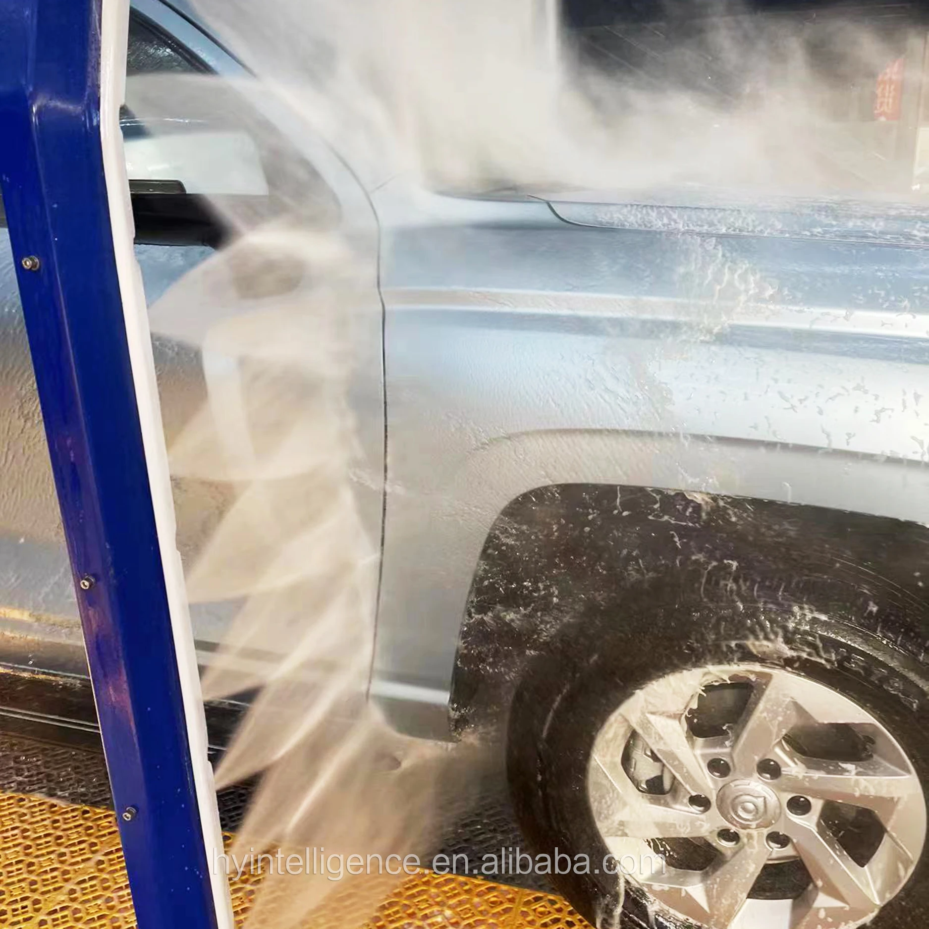 New Fully Auto Vehicle Width Test 360 Degree Automatic Car Wash Machine Machine System With 4 Set Air Dryer