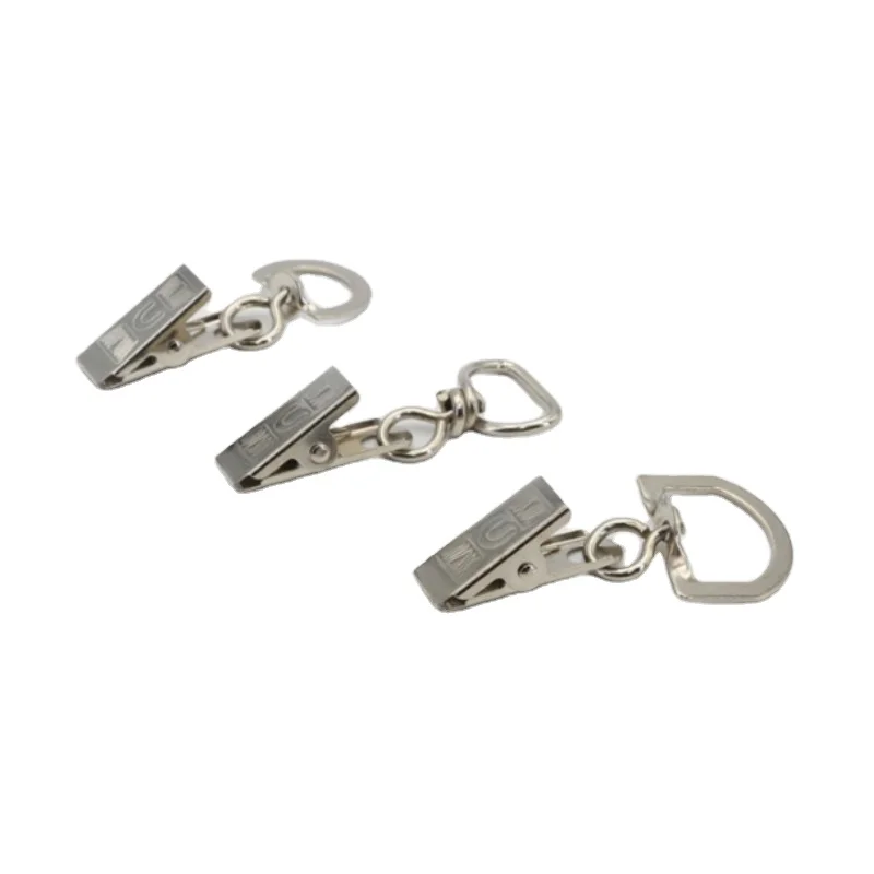 High Quality Metal ID Clips Office Name Badge Spring Clip