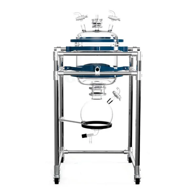 Customized Filter Glass Reactor 10L 20L Vacuum Filter Vessel Pilot-scale glass reactor corrosion resistance