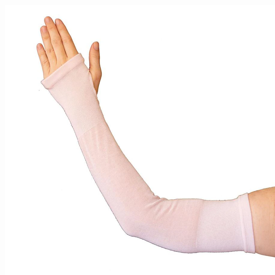 Cheap bulk pink compression hand arm cover sleeve made in China