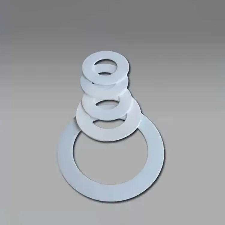 manufacturer custom pure white ptfe envelope gasket o rings flat washers ptfe gasket sheet high temperature resistant seal ring