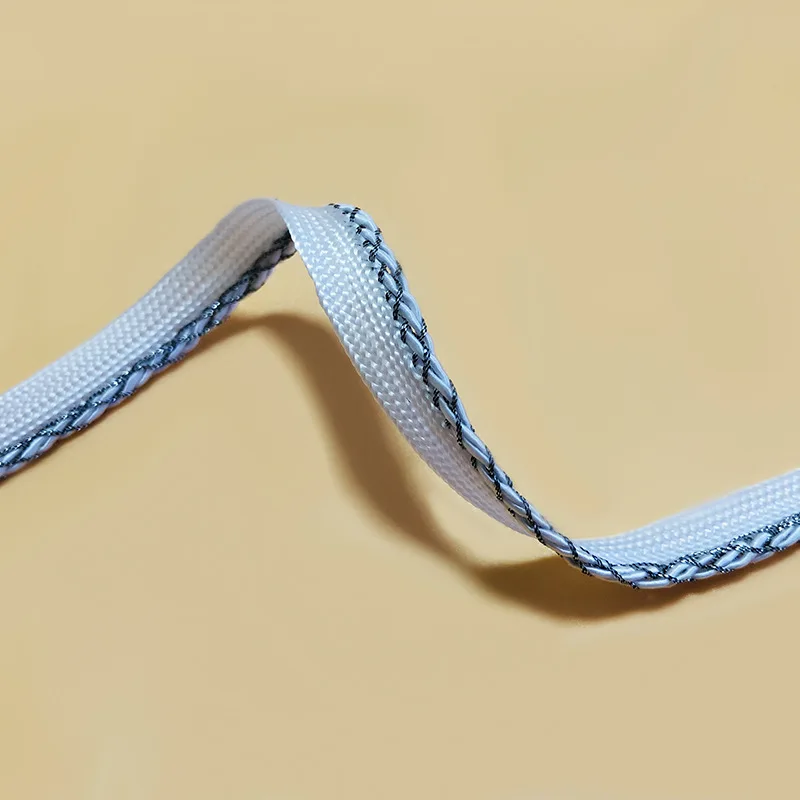 New Gold and silver silk piping tape string roll home textile couch pillow trim teeth with edge strip clothing accessories