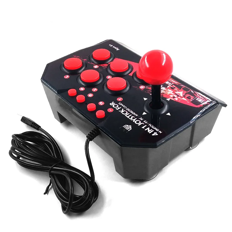 4 в 1 USB проводной игровой джойстик Ретро аркадная консоль Rocker Fighting контроллер игровые Джойстики для PS3/N-Switch/PC/Android