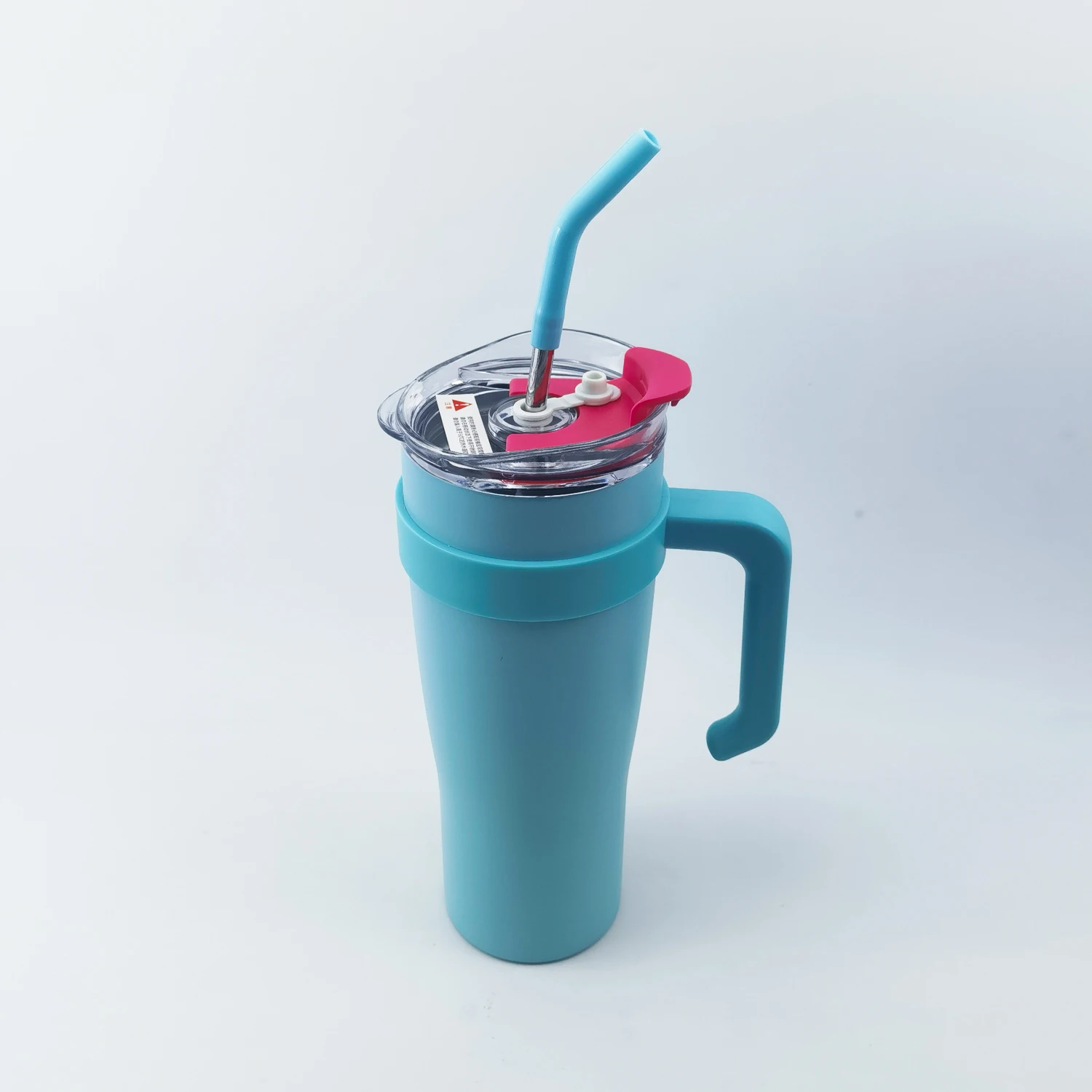 Wholesale stainless steel double wall tumbler travel mug cup 40oz with handle with lids